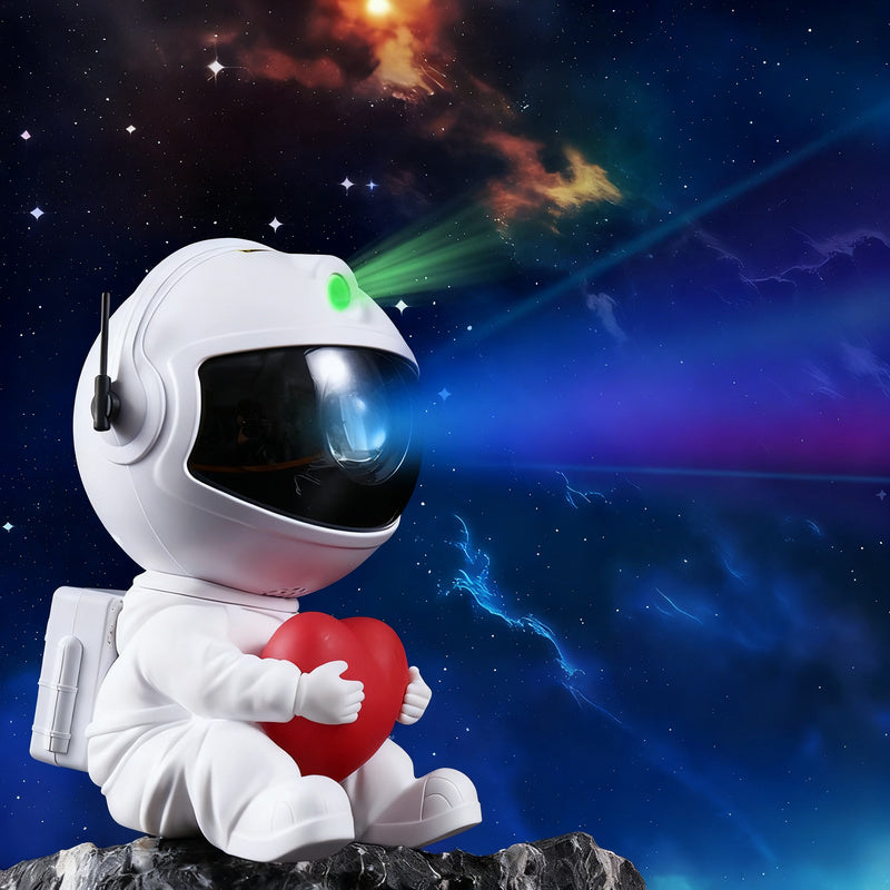 Astronauten-Projektionsleuchte mit Sternenlicht