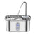 Edelstahl-Katzenbrunnen, 2,8 L, USB, mit Filtration