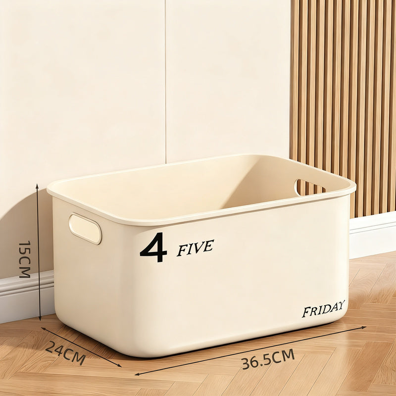 Kunststoff-Aufbewahrungsbox mit Deckel, Mittelgröße