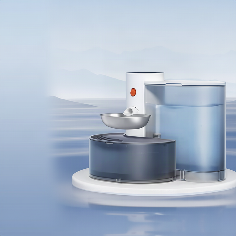 Automatischer Katzenbrunnen mit Filtration