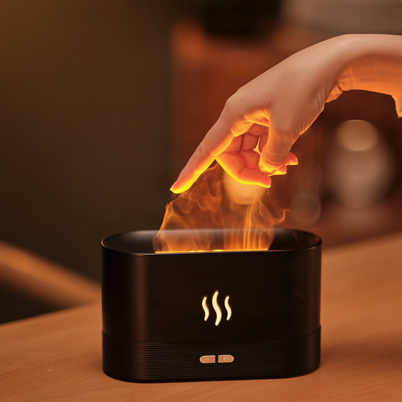 Ultraschall-Aroma-Diffuser mit Flammeneffekt