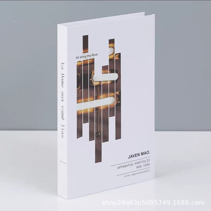 Dekoratives Kunstbuch, nordisch-minimalistisch