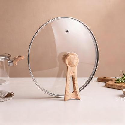 Glasdeckel für Töpfe, selbststehend, 28 cm