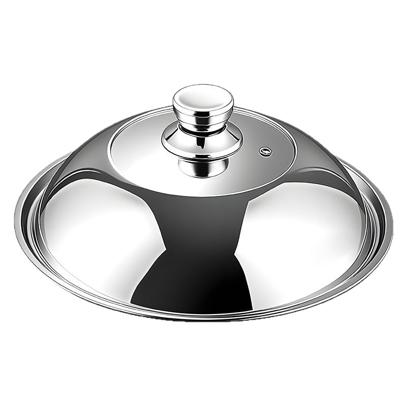 Topfdeckel aus 304er Edelstahl, hochgewölbt