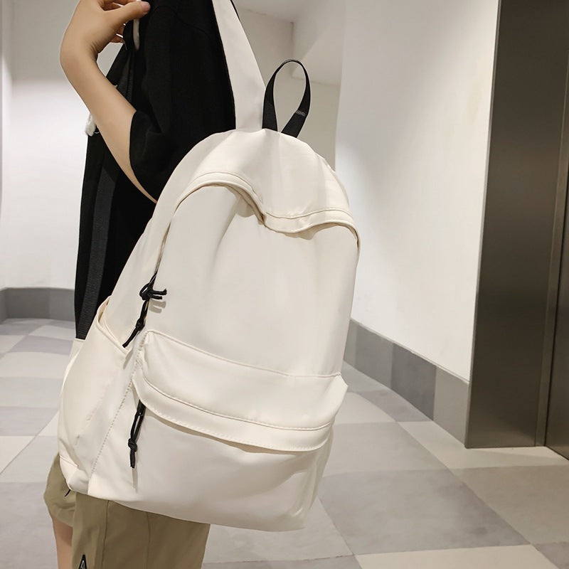 Oxford-Rucksack, einfarbig, großes Volumen