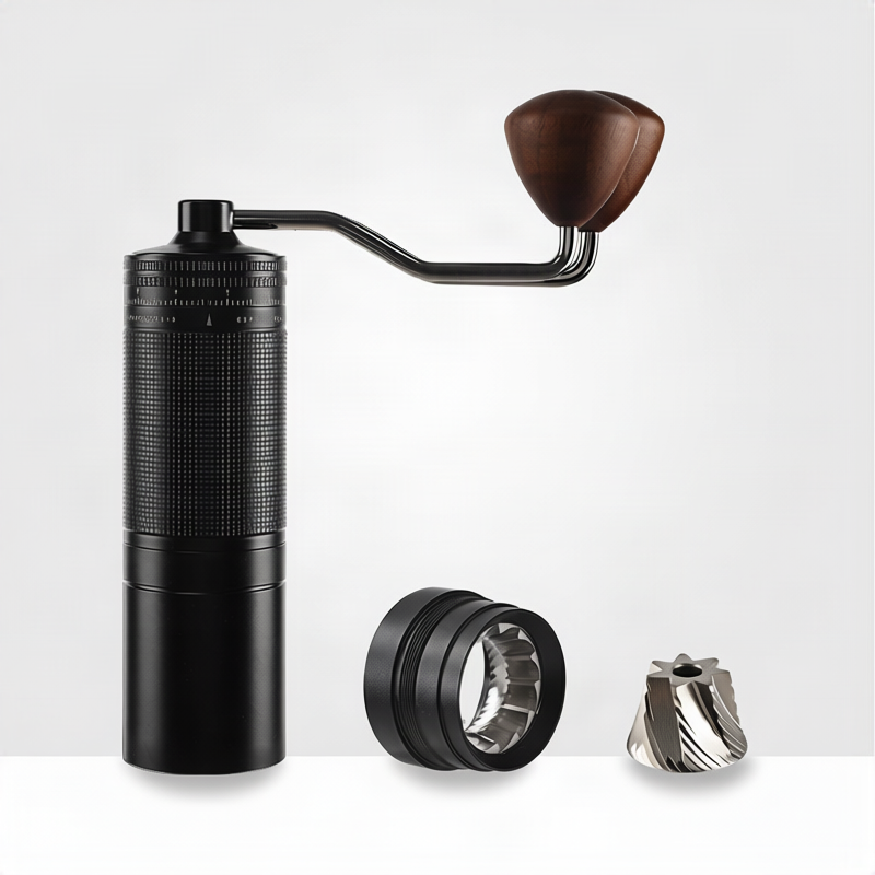 Handkaffeemühle mit Stahlkern, Luxus-Design