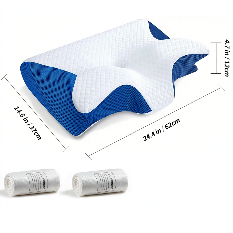 Nackenkissen aus Memory-Foam, Schmetterlingsform