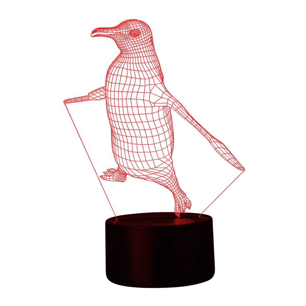 LED-Nachtlicht Pinguin mit Farbwechsel und Touchsteuerung