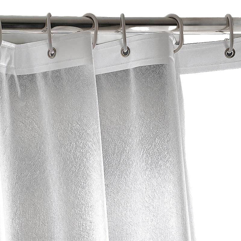 Duschvorhang, PEVA, transparent, 80–120 cm