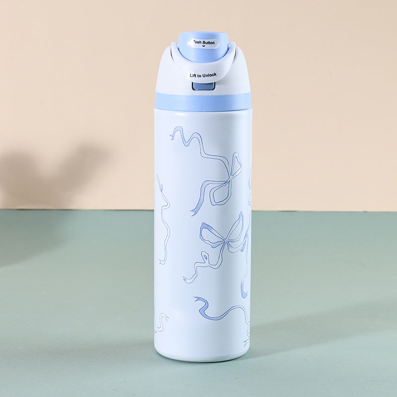 Edelstahl-Trinkflasche, 32 oz, isoliert