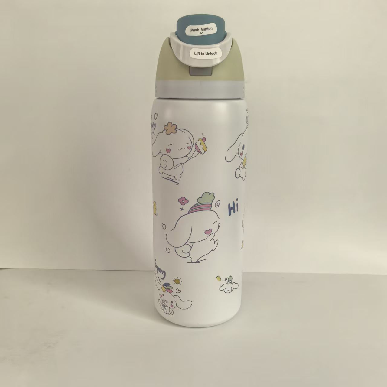 Edelstahl-Trinkflasche, 32 oz, mit Doppeldeckel