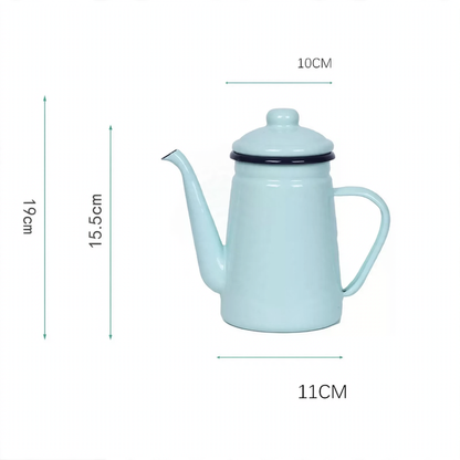 Emaillekanne, 1,1 L, für alle Herdarten
