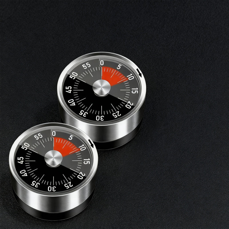 Mechanischer Küchentimer mit Magnethalterung