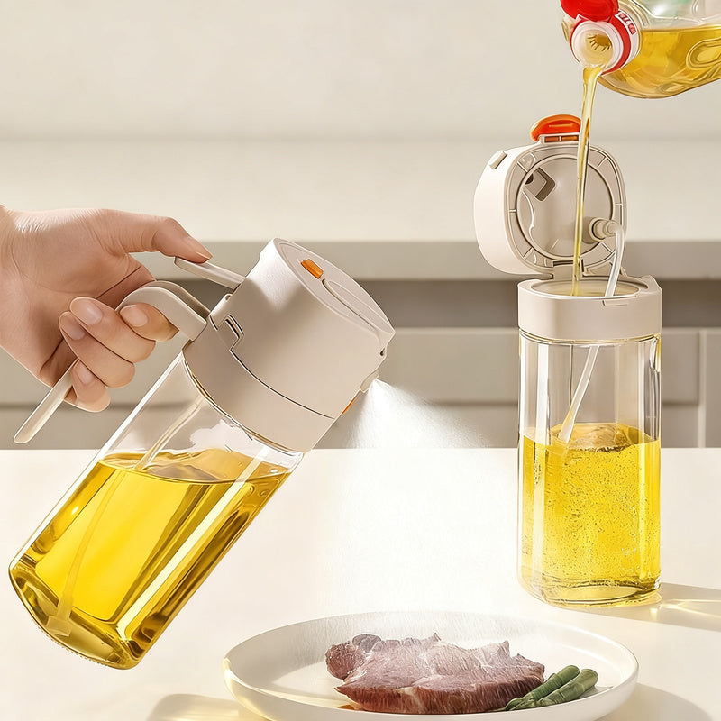 Ölsprüher und Ölkanne, 2-in-1, 530 ml
