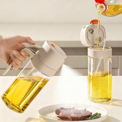 Ölsprüher und Ölkanne, 2-in-1, 530 ml