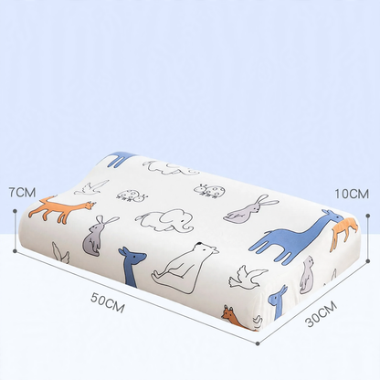 Kinderkissen mit Wellen-Design aus Memory-Foam