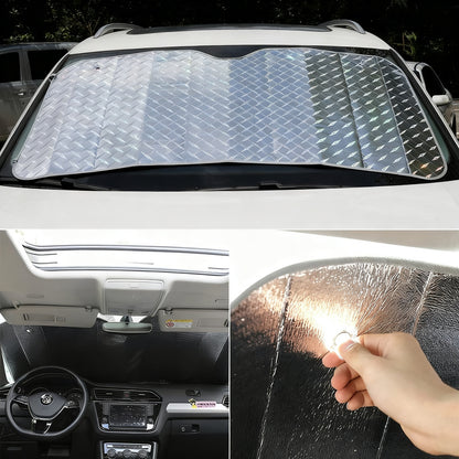 Auto-Sonnenschutz mit Saugnapf, Netzstoff