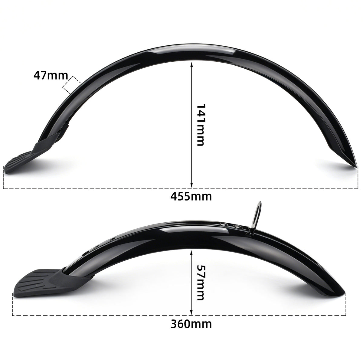 Fahrrad-Schutzblech, PVC, 16″ und 20″