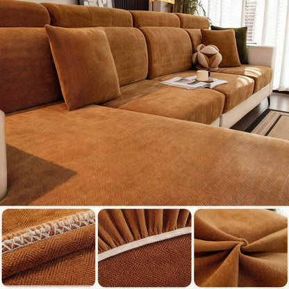 Sofaüberzug aus Chenille, universal passend