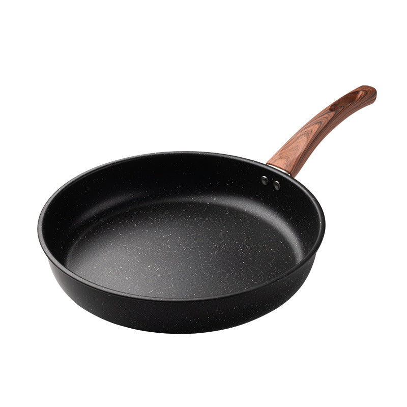 Gusseiserne Bratpfanne, flacher Boden
