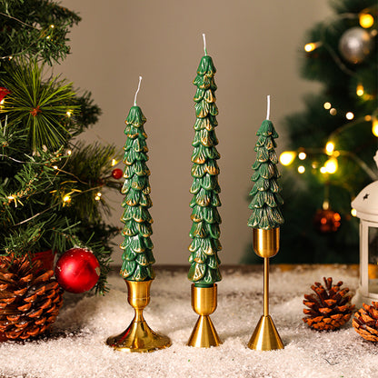 Weihnachtsbaum-Duftkerze, Sojamischung, handgefertigt