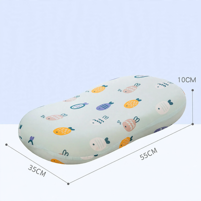 Kinderkissen mit Wellen-Design aus Memory-Foam