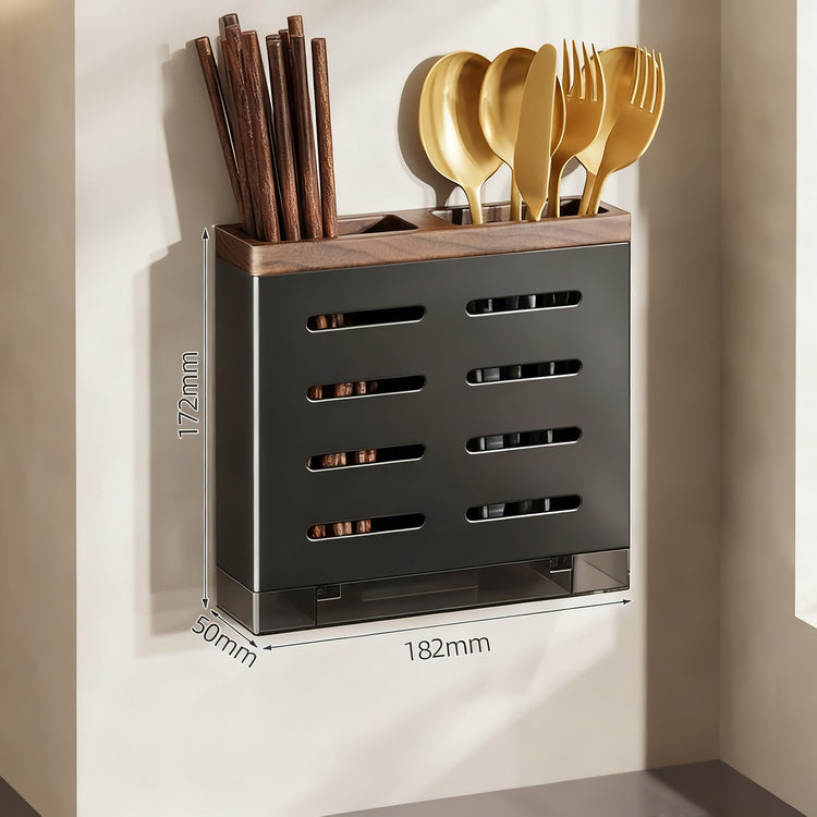Wandhängende Küchenleiste mit Haken