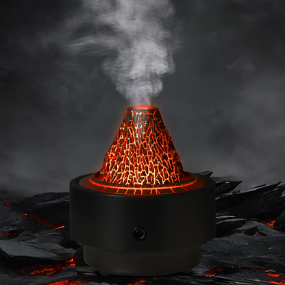 Vulkan-Aromadiffuser mit Flammeneffekt, 0,5 l