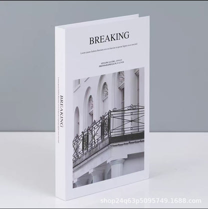 Dekoratives Kunstbuch, nordisch-minimalistisch