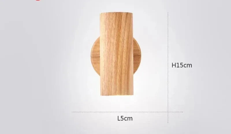 Moderne Wandlampe aus Walnussholz - Skandinavische LED-Wandlampe für Wohnzimmer & Esszimmer | Brehn
