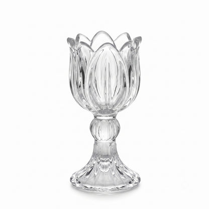 Glas-Kerzenständer Tulpen-Design, nordischer Stil
