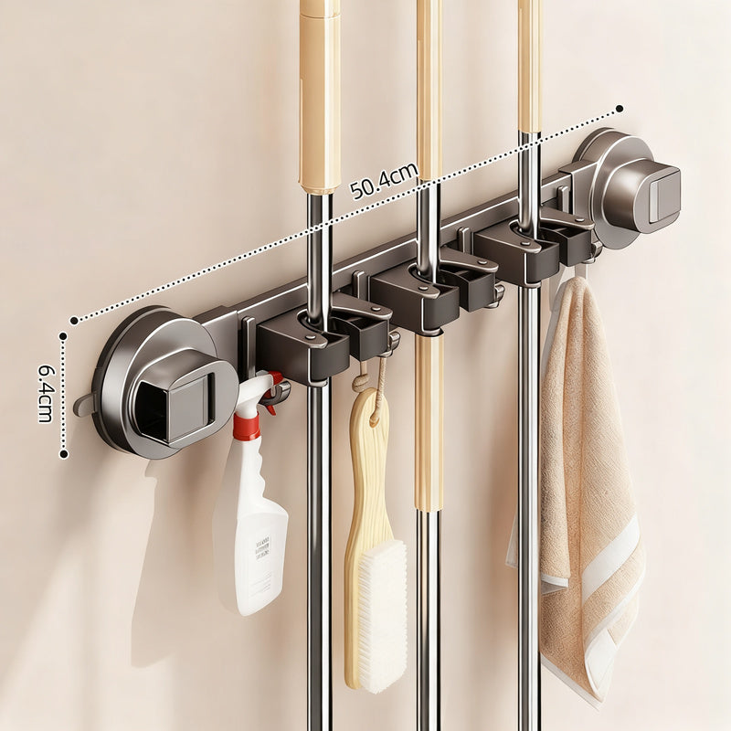 Saugnapf-Halter für Besen und Reinigungswerkzeuge