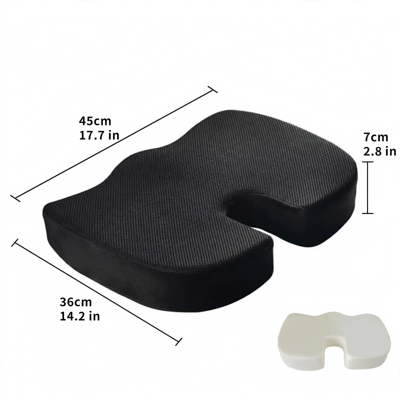 Gel-Sitzkissen mit Memory-Foam, 45×36×7 cm