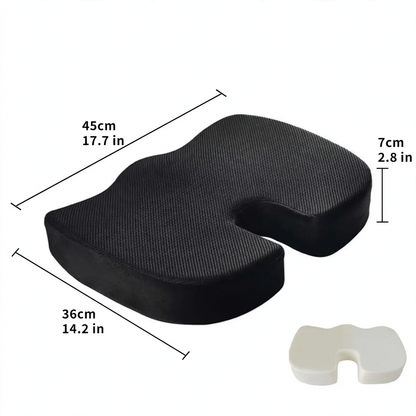 Gel-Sitzkissen mit Memory-Foam, 45×36×7 cm