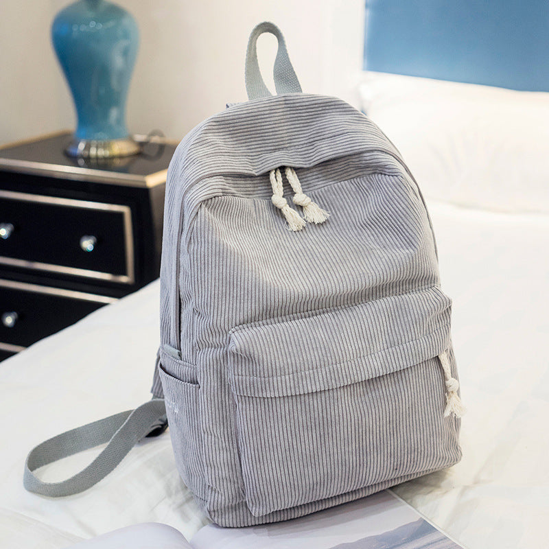 Rucksack aus Kord, 20–35 L, großes Fassungsvermögen
