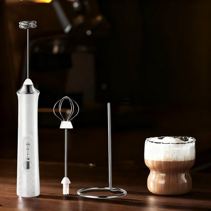 Elektrischer Milchaufschäumer, USB-C, mehrere Funktionen