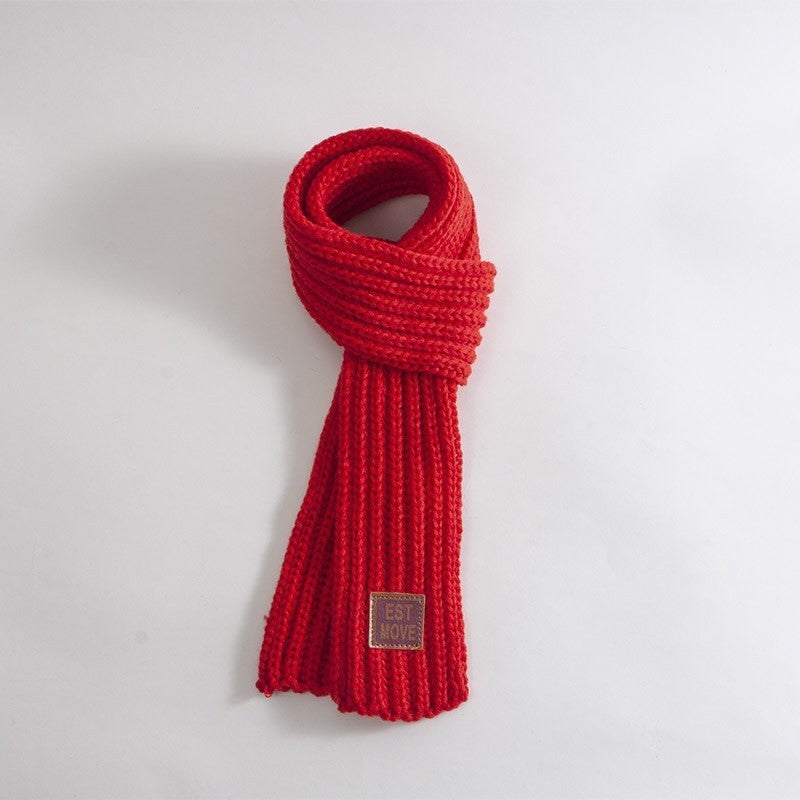 Kindermütze mit Ohrenklappen, gestrickt, warm