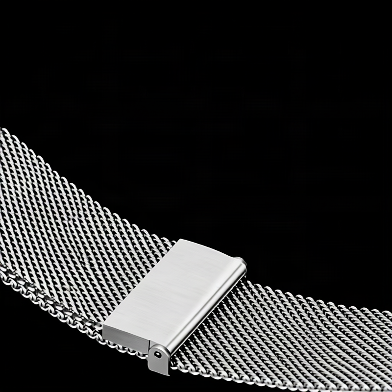 Schwarzes Luxusarmband für Ultradünn Smartwatch