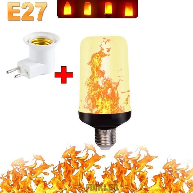 LED FLAME LIGHT PARTY LAMP - 4 MODI FEUER SIMULATION | Brehn
