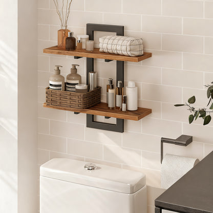Wandregal aus Stahl, schwebendes Design