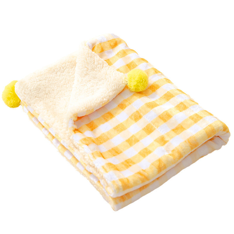 Wärmematte für Haustiere, Flanell, kariert