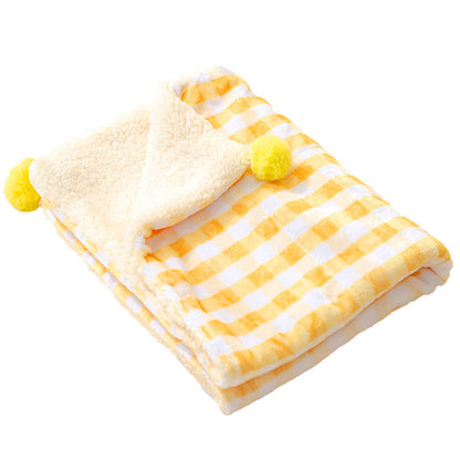 Wärmematte für Haustiere, Flanell, kariert