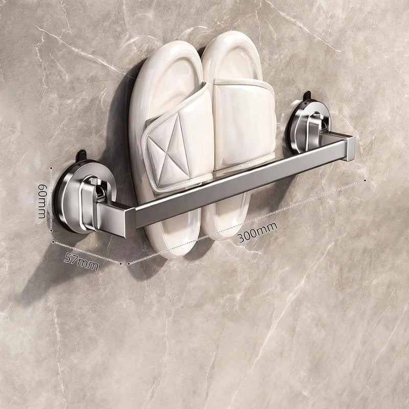 Badezimmer-Pantoffelablage mit Saugnapf, ausziehbar