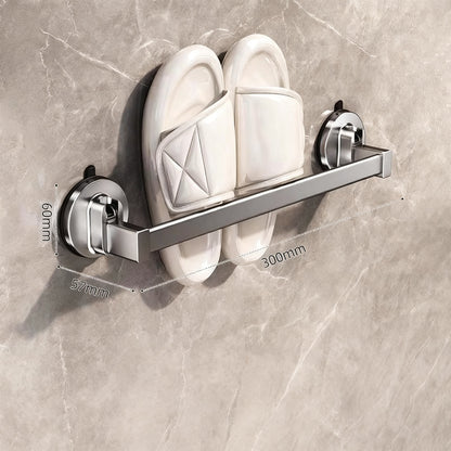 Badezimmer-Pantoffelablage mit Saugnapf, ausziehbar