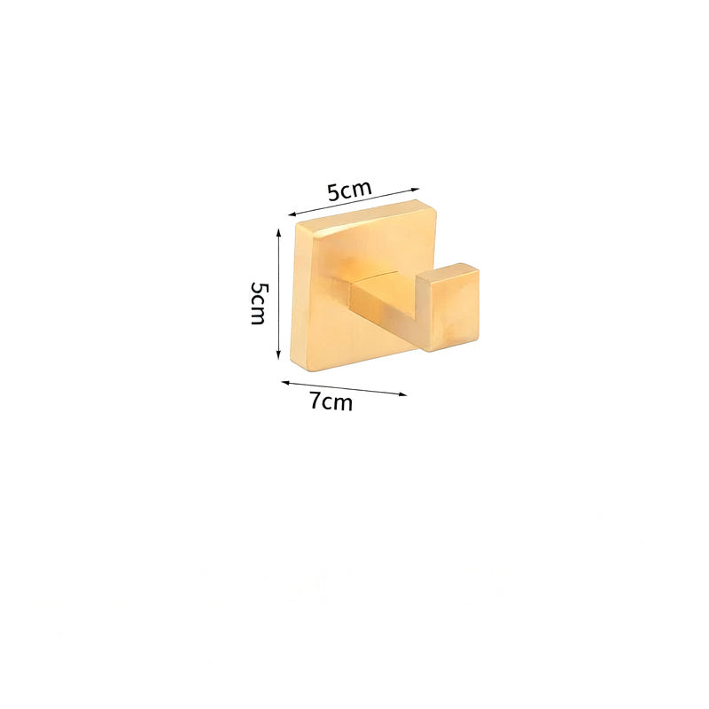 Edelstahl-Haken mit Saugnapf oder Klebefläche