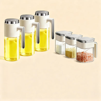 Gewürzbox aus Glas mit dichtem Verschluss