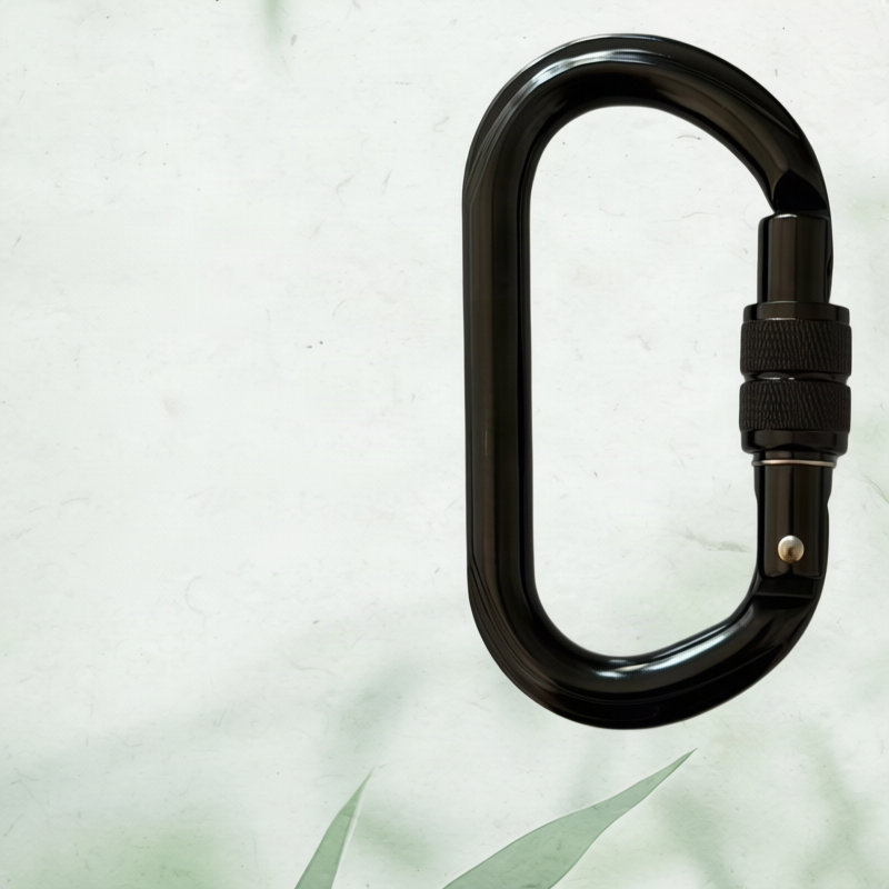 Stahlkarabiner für Klettern, 25 KN