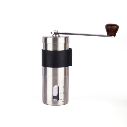 Handkaffeemühle aus Edelstahl mit Keramikmahlwerk