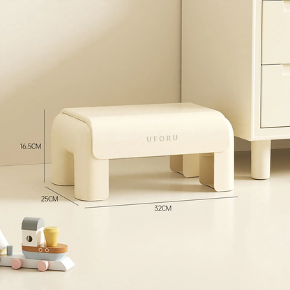 Toilettenhocker aus Kunststoff, platzsparend