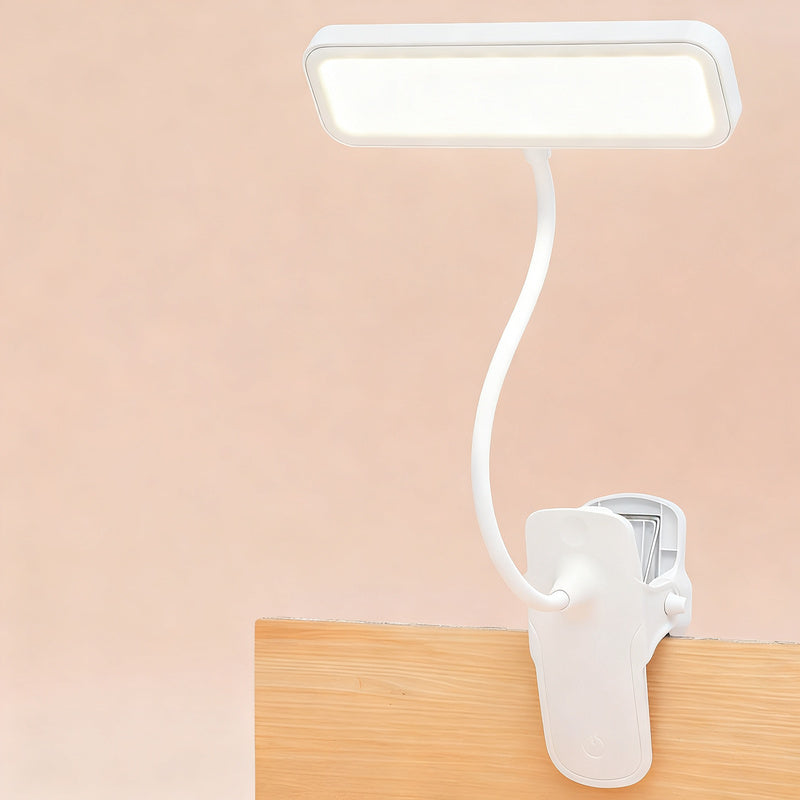 LED-Klemmleuchte mit Augenschutz zum Lernen